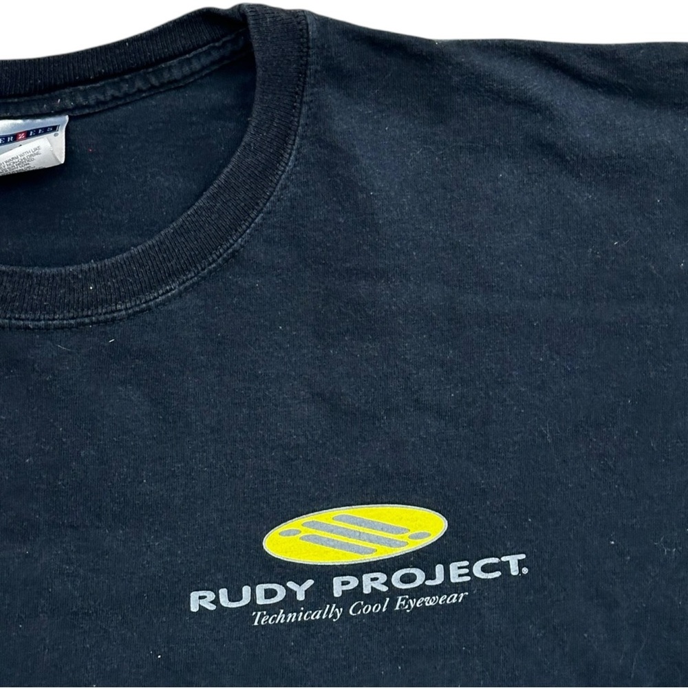 The Rudy Project Cycling Heavyweight Black Tee - Men’s XL - Picture 2 of 5